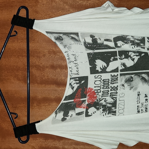 RETRO 80'S STYLE TOP - Picture 2 of 11